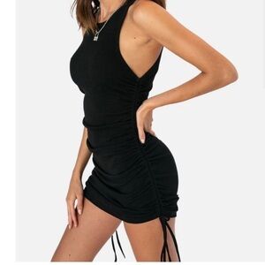 BB Dakota scrunched sides dress